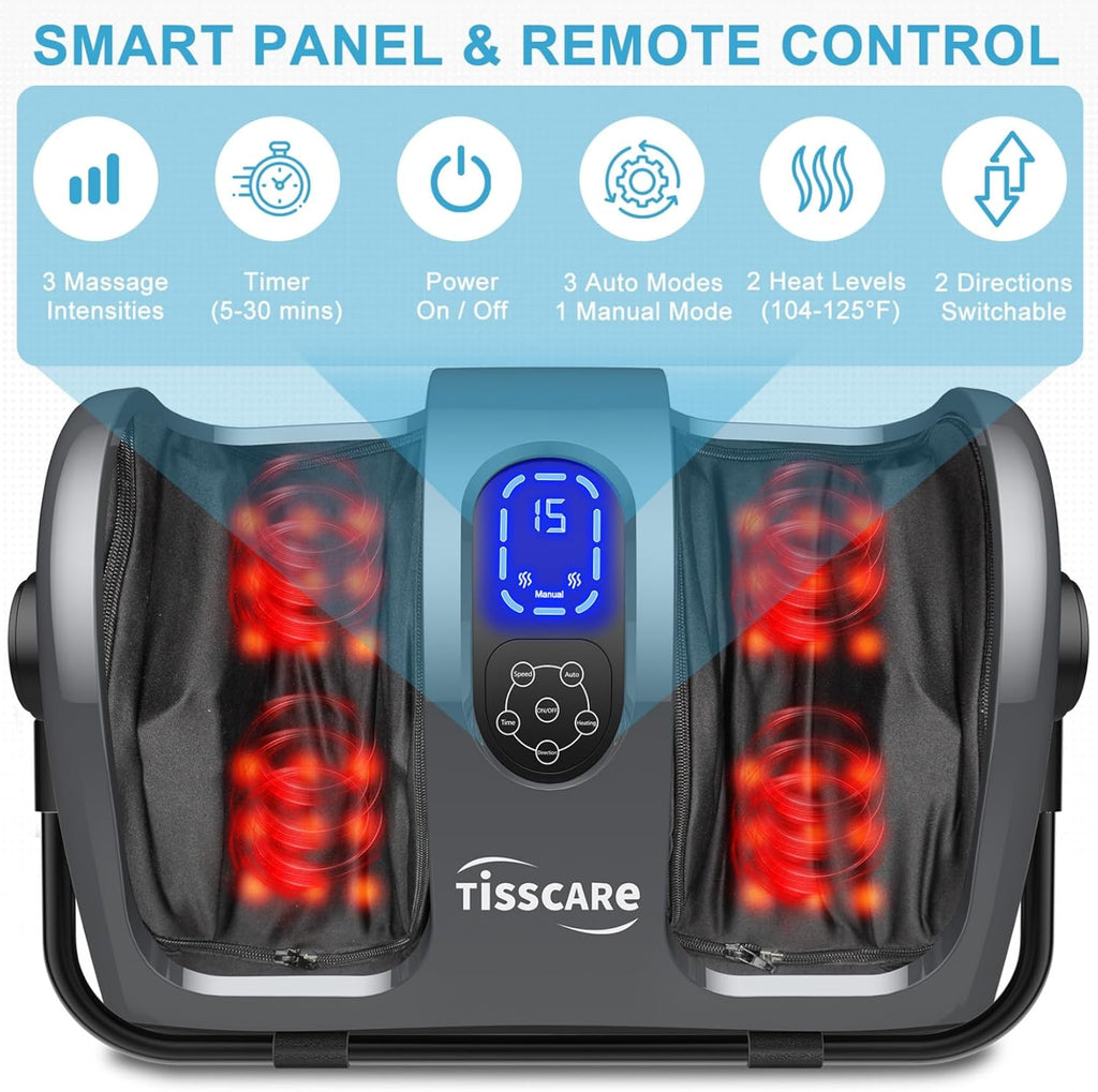 Shiatsu Foot Massager with Heat – Pain Relief