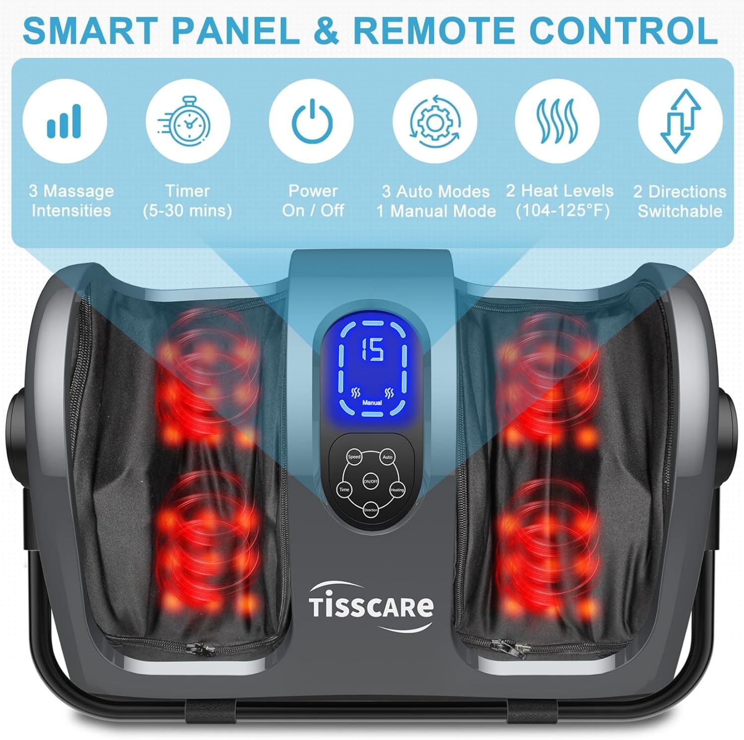 Shiatsu Foot Massager with Heat – Pain Relief