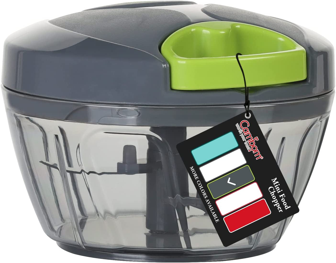 Manual 500ml Food Chopper – Gray