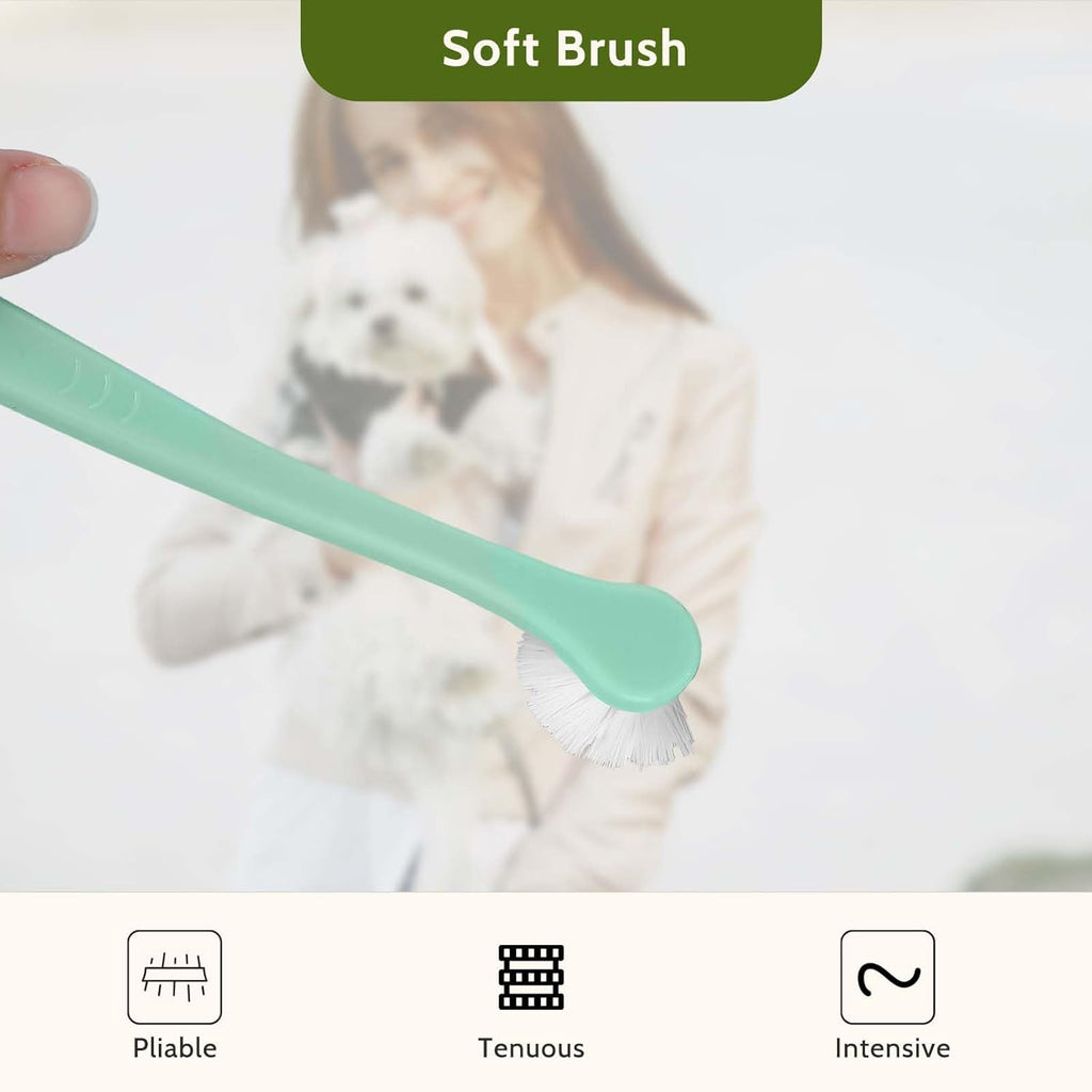 4 Pack Small Dog Toothbrush Pet Toothbrush Cat Tooth Brush Puppy Toothbrush Mini