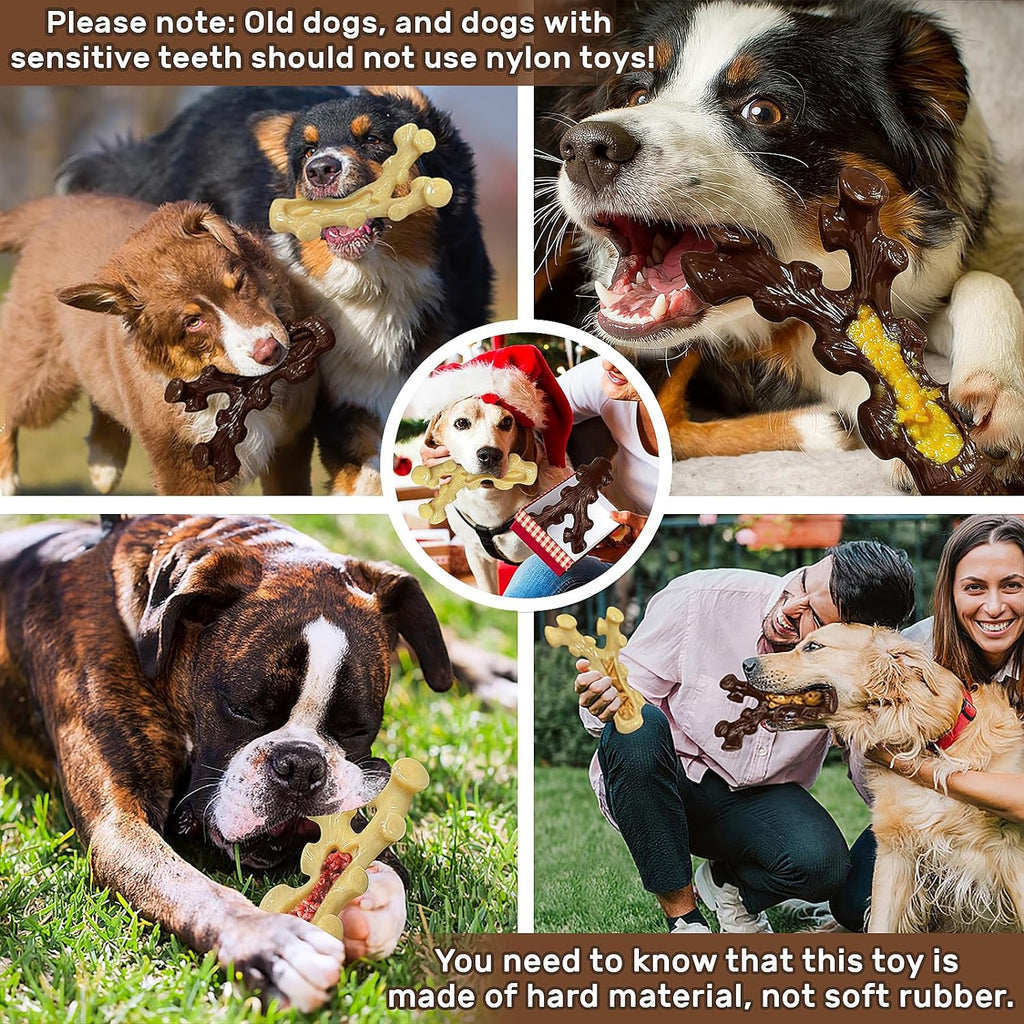 2-Pack Tough Dog Chew Toys – Medium/Large