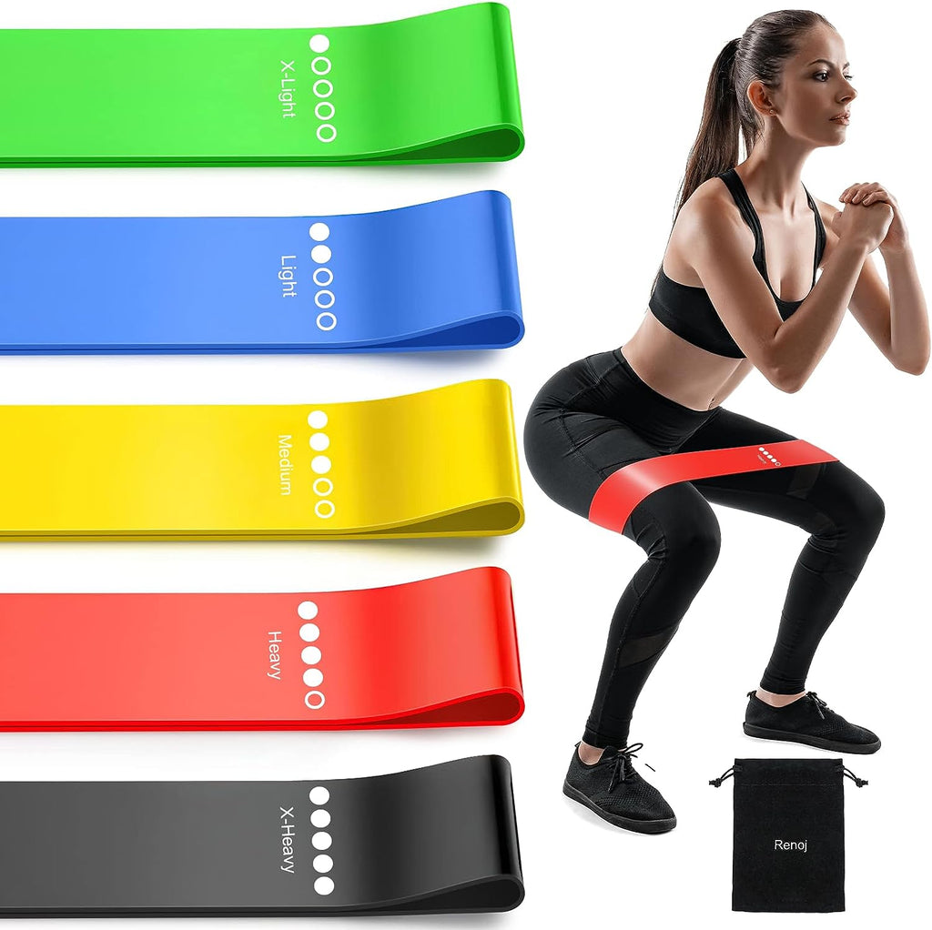 5-Pack Resistance Bands – Strength & Stretching