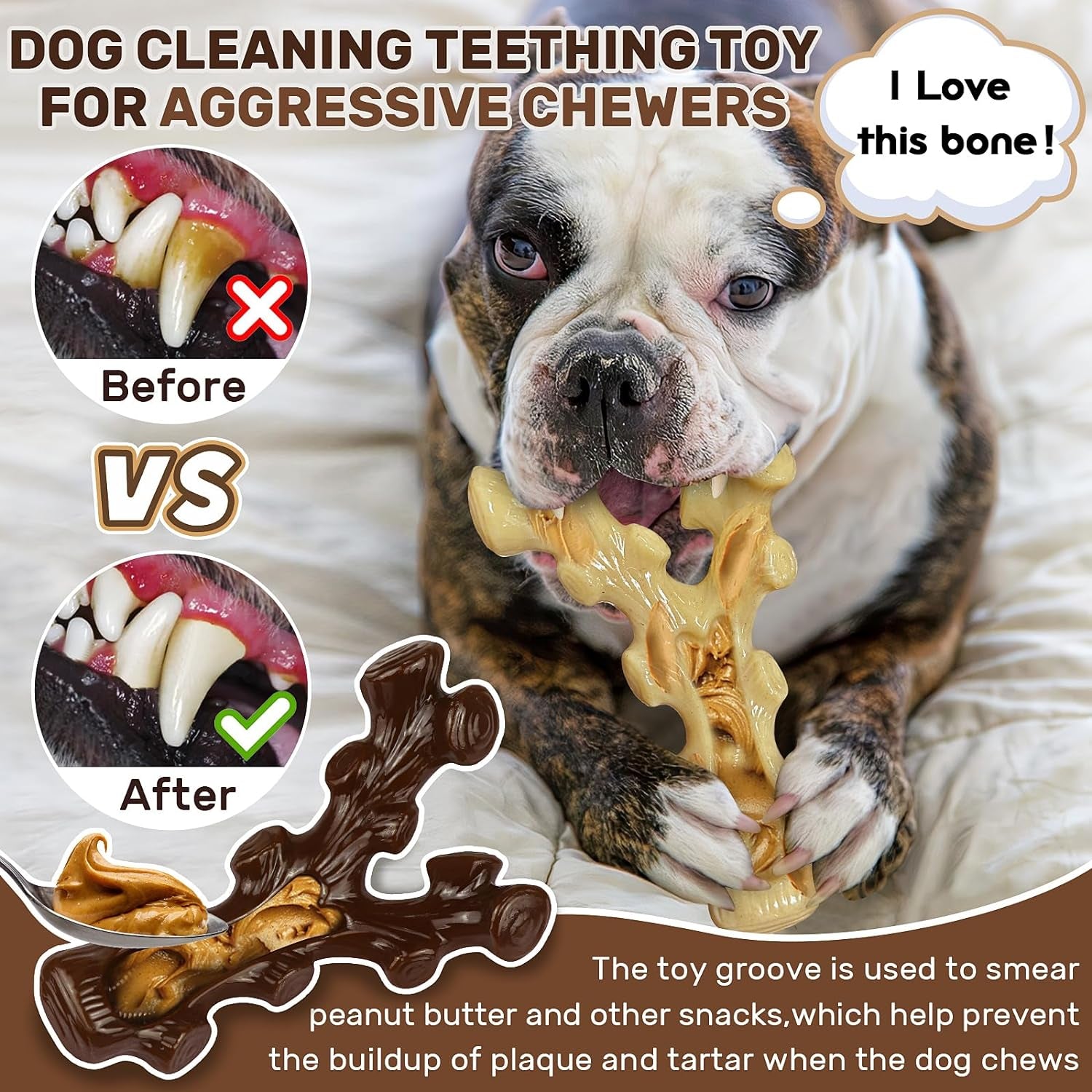 2-Pack Tough Dog Chew Toys – Medium/Large