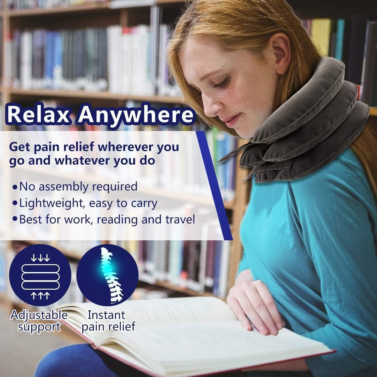 Inflatable Cervical Neck Traction Device – Pain Relief