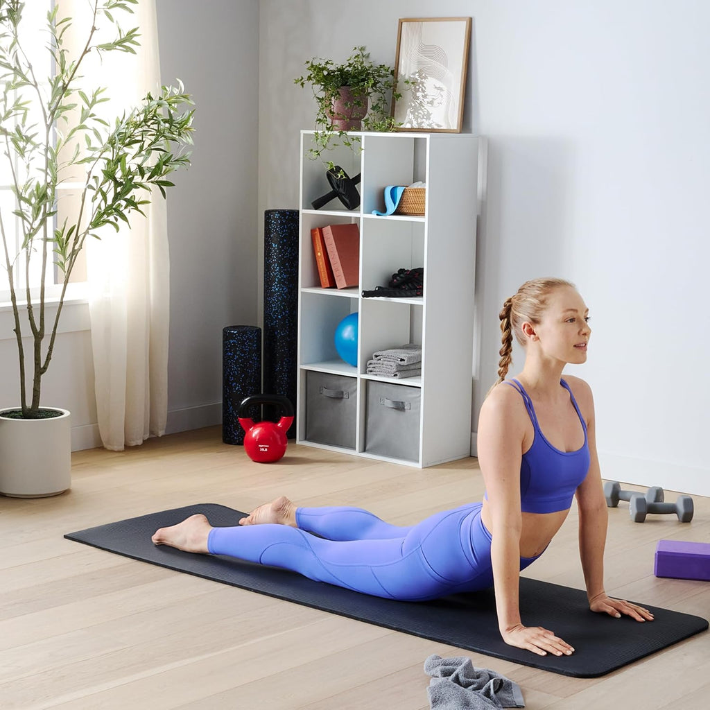 Extra Thick Yoga & Exercise Mat with Strap