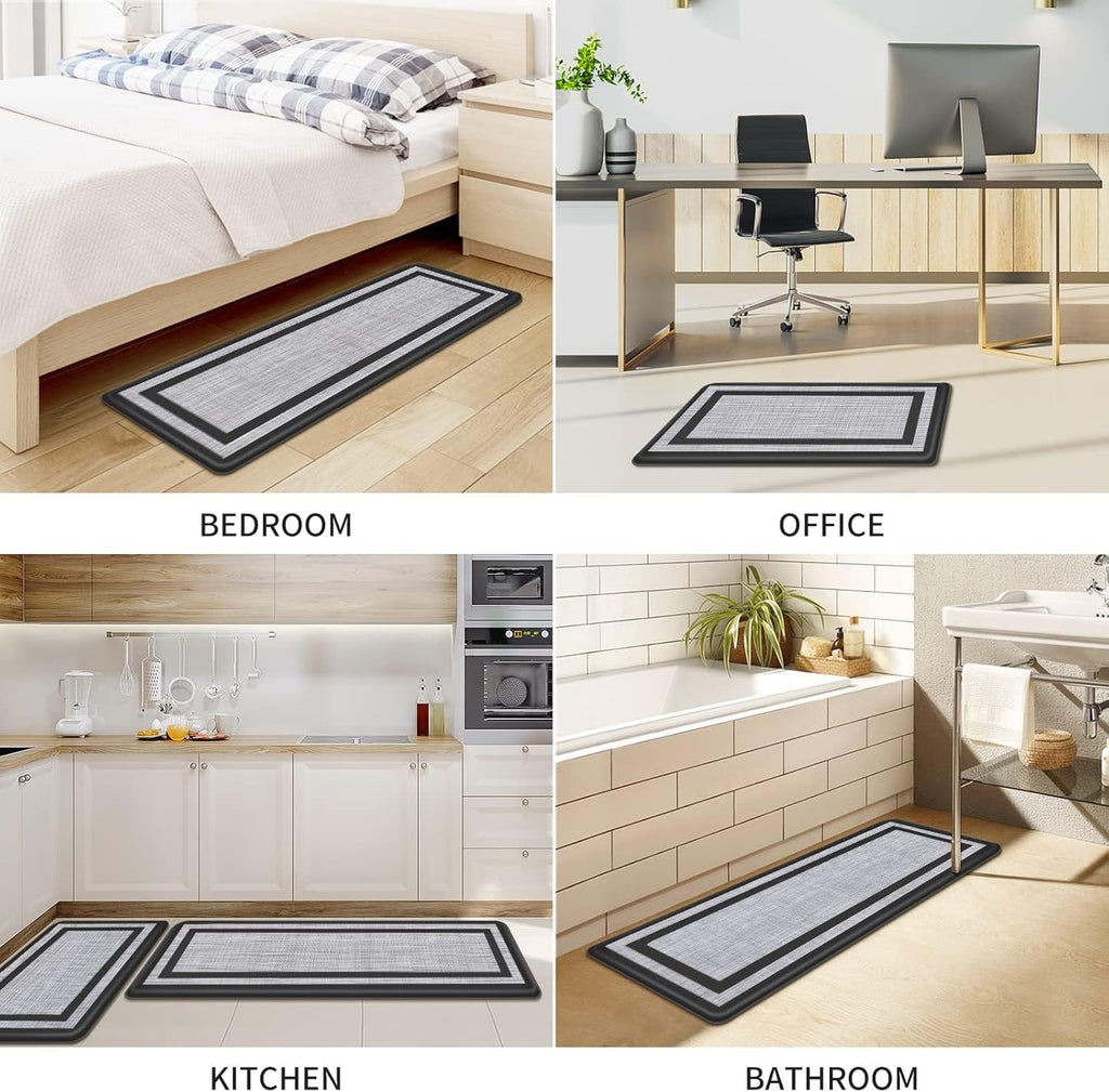 2-Piece Anti-Fatigue Kitchen Mat Set