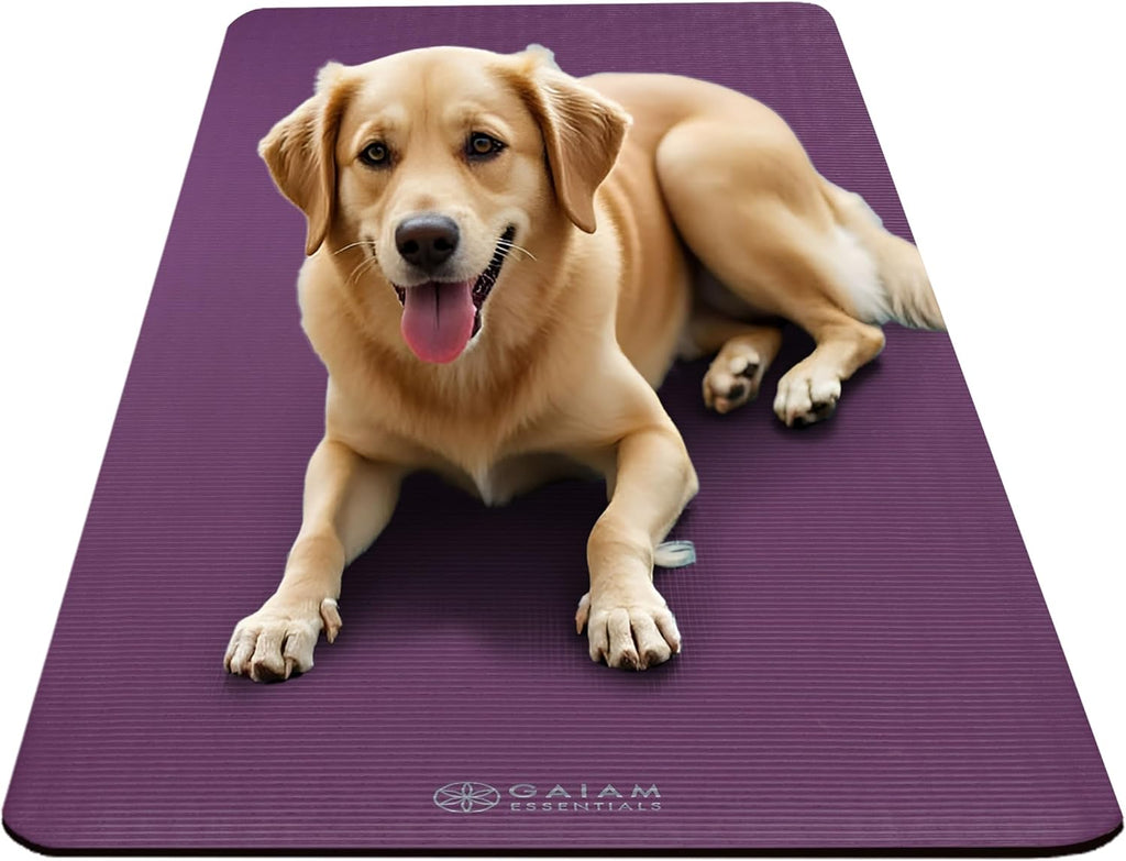 Thick Yoga & Pilates Exercise Mat with Strap