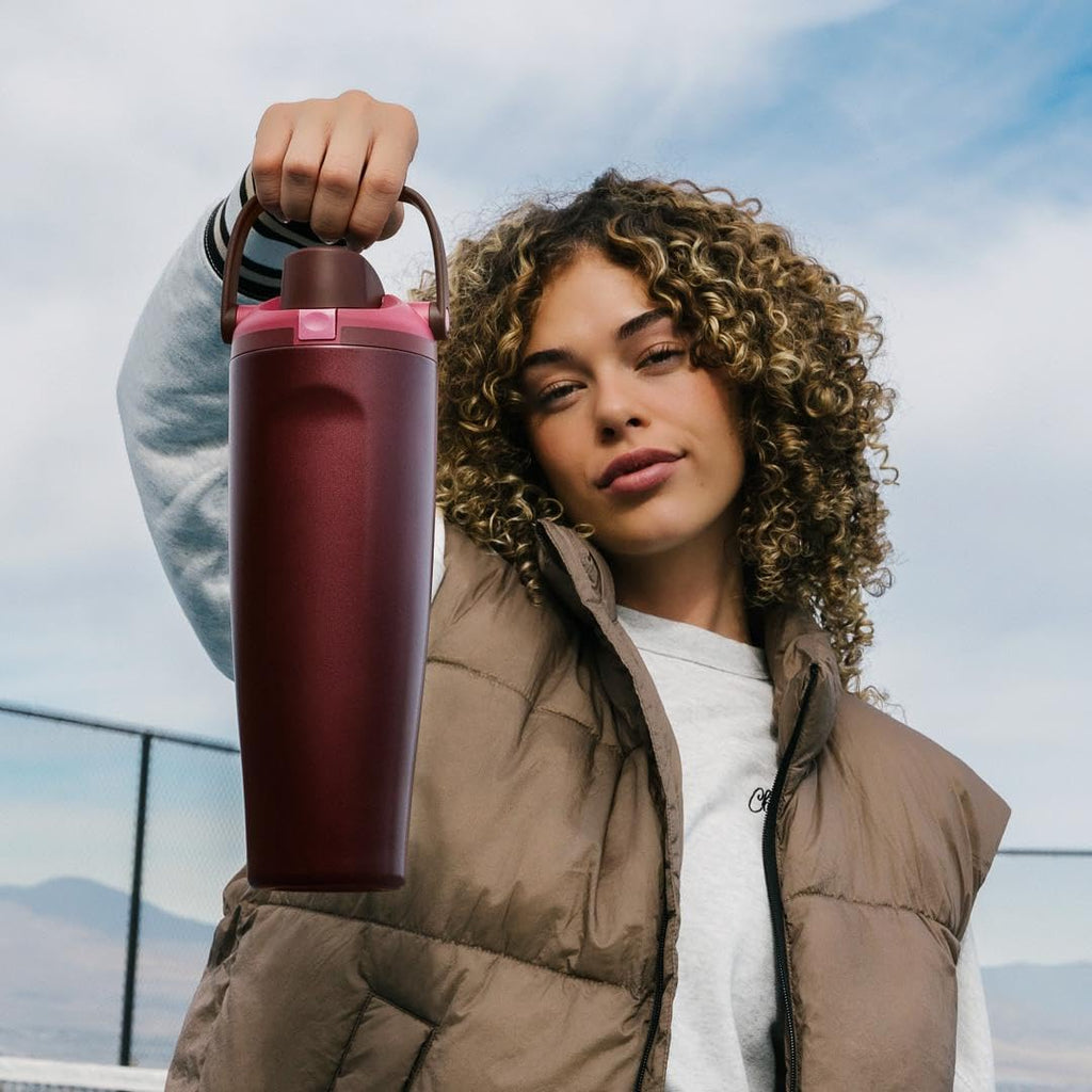 Freesip 40Oz Insulated Stainless Steel Bottle
