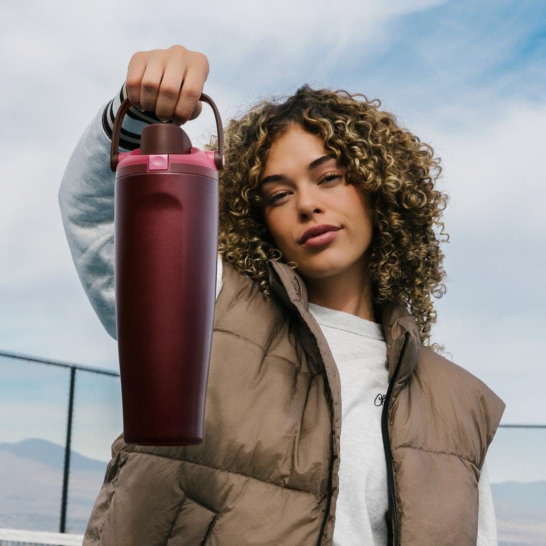Freesip 40Oz Insulated Stainless Steel Bottle