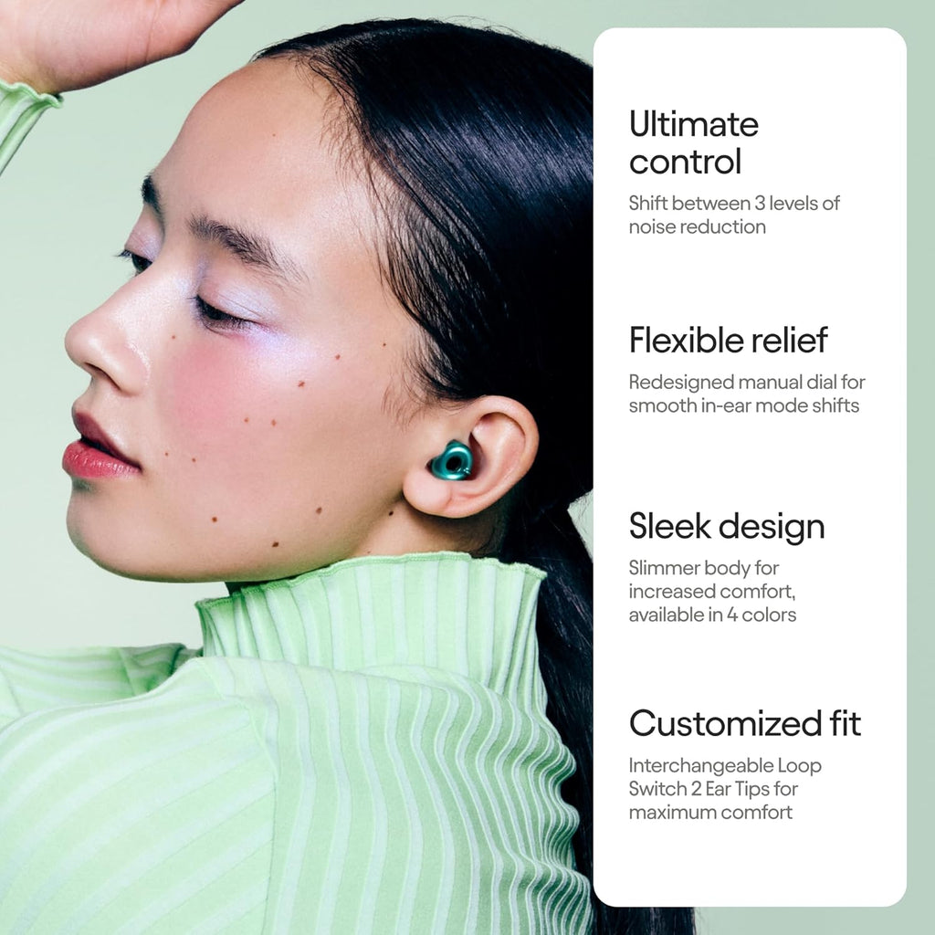 Adjustable Noise Reduction Earplugs – 3 Modes