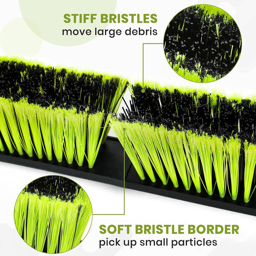 3-Pack 24" Push Broom with 63" Handle