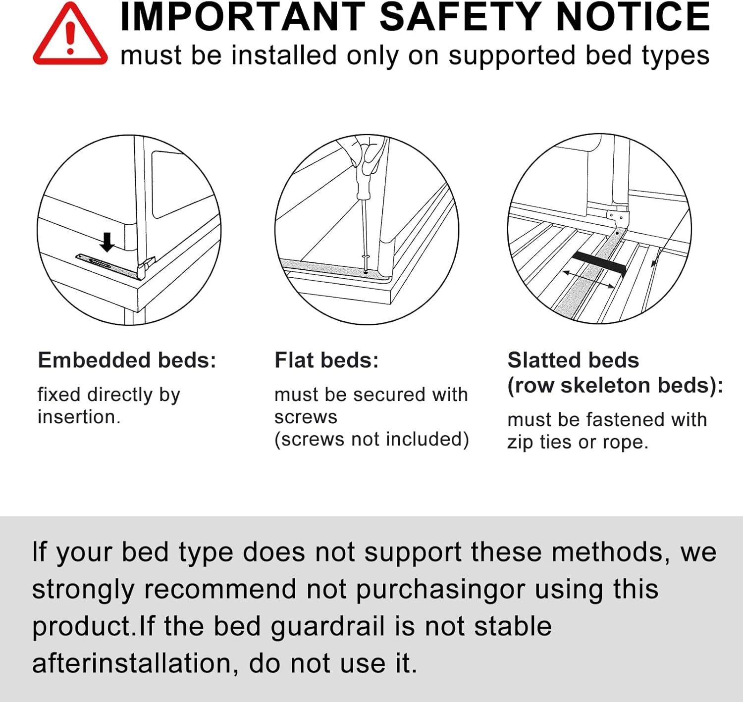 3-Piece King Size Bed Rail for Toddlers - Adjustable Baby Bed Rail Guard, Kids Safety Bed Rail for King Size Bed (78.7"X78.7"X74.8"-Grey)