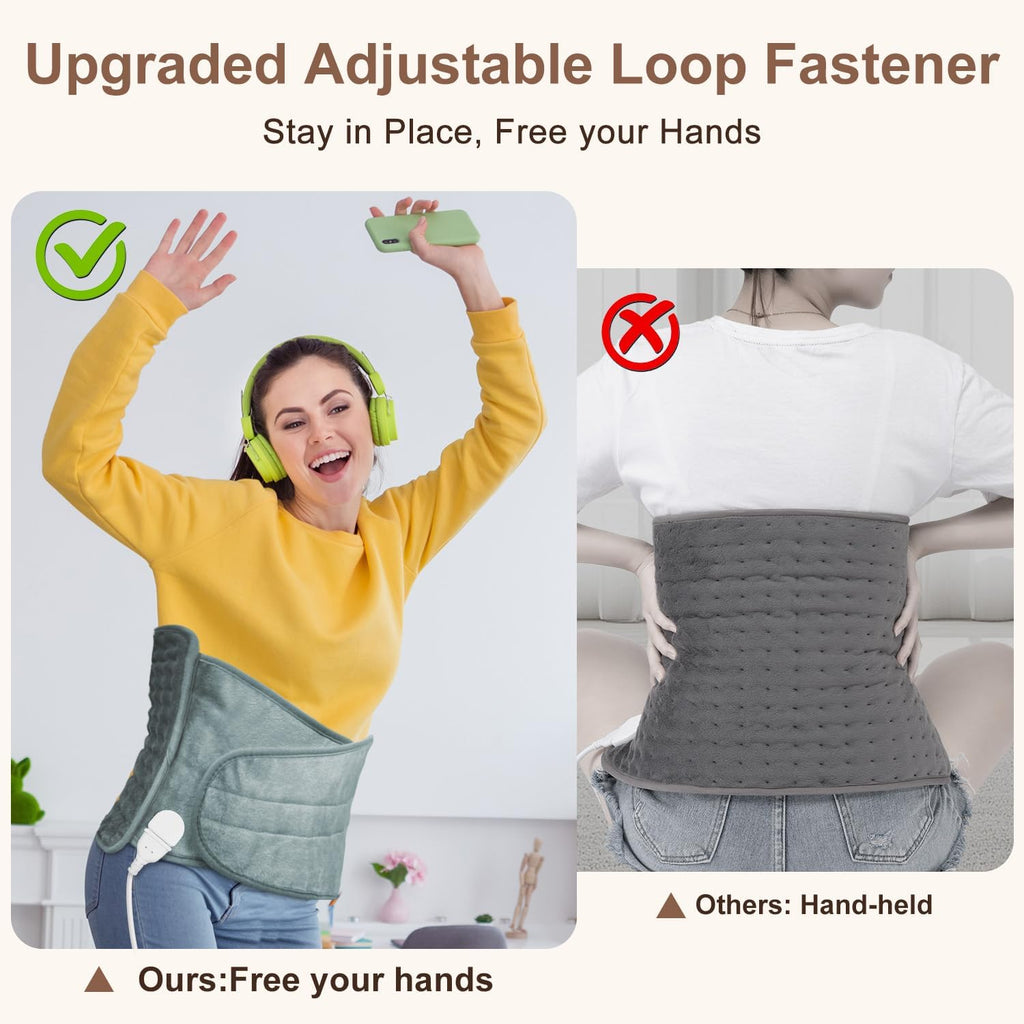 Electric Heating Pad – Back & Muscle Pain Relief