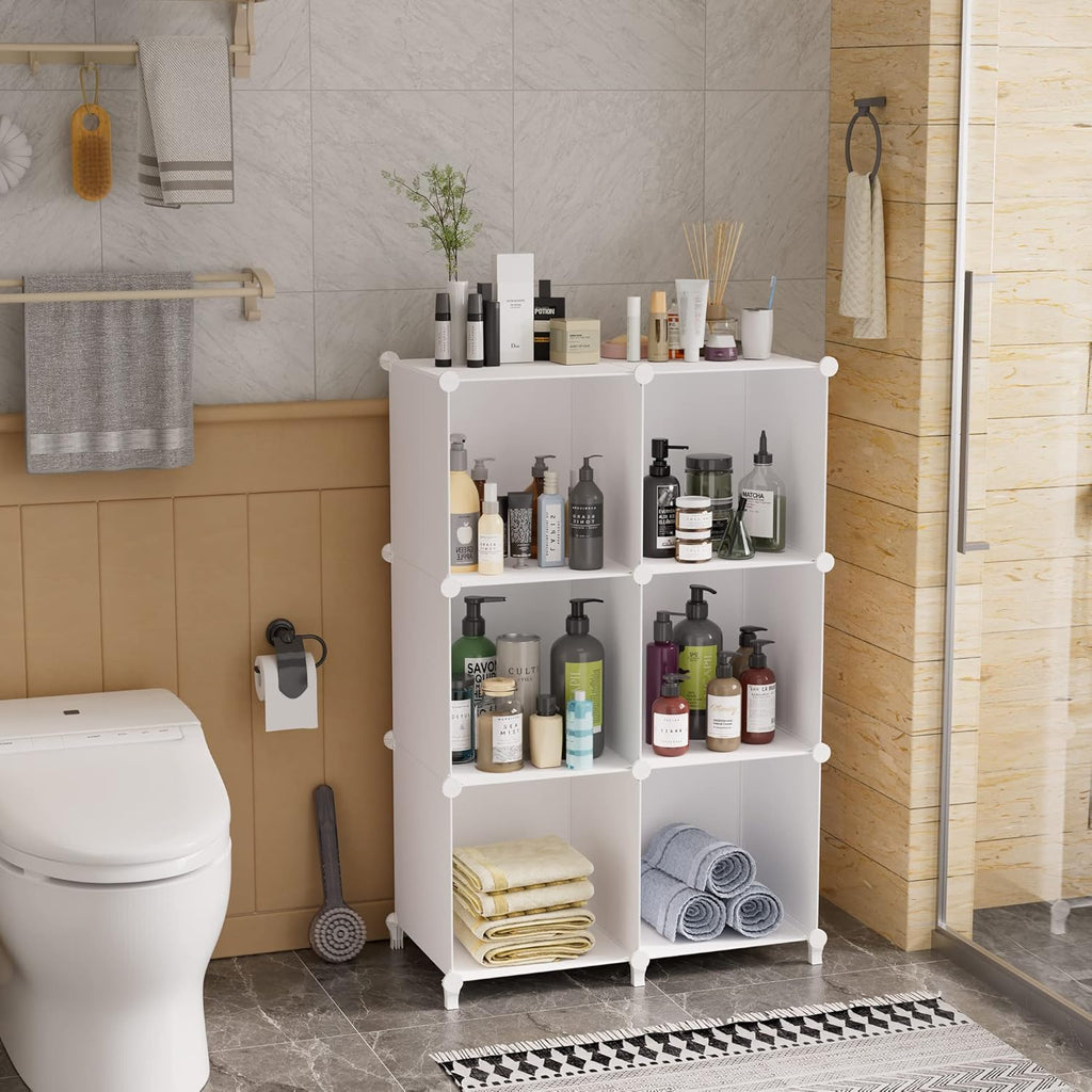 6-Cube Stackable Closet Organizer