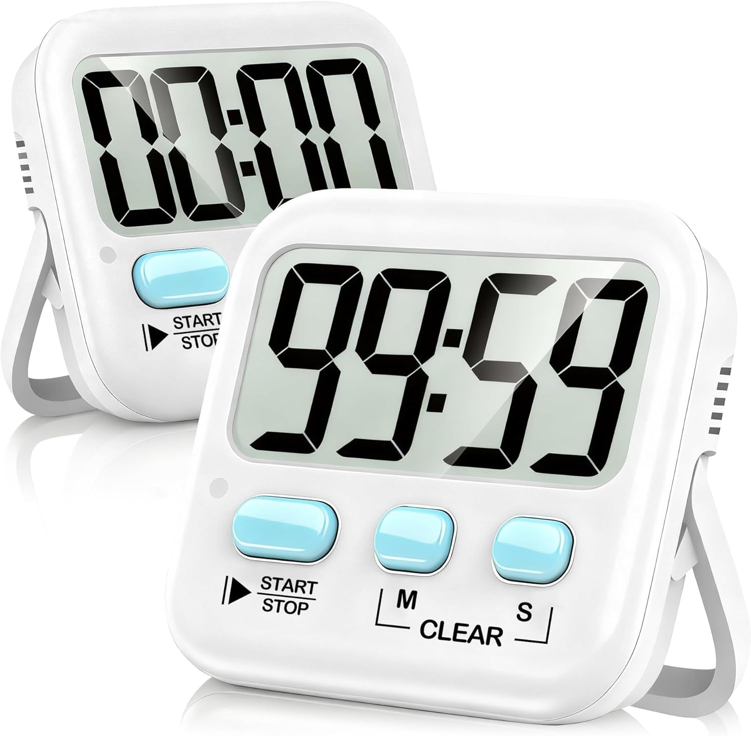 2-Pack Digital Kitchen Timer – Magnetic