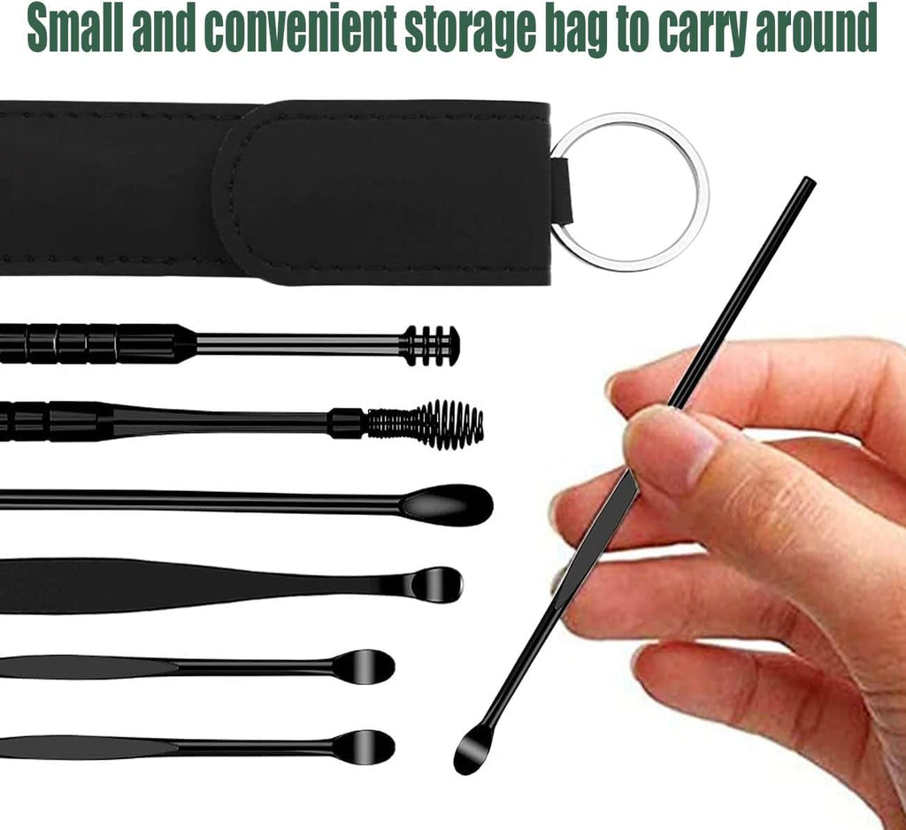 12 Pcs Stainless Steel Earwax Removal Kit