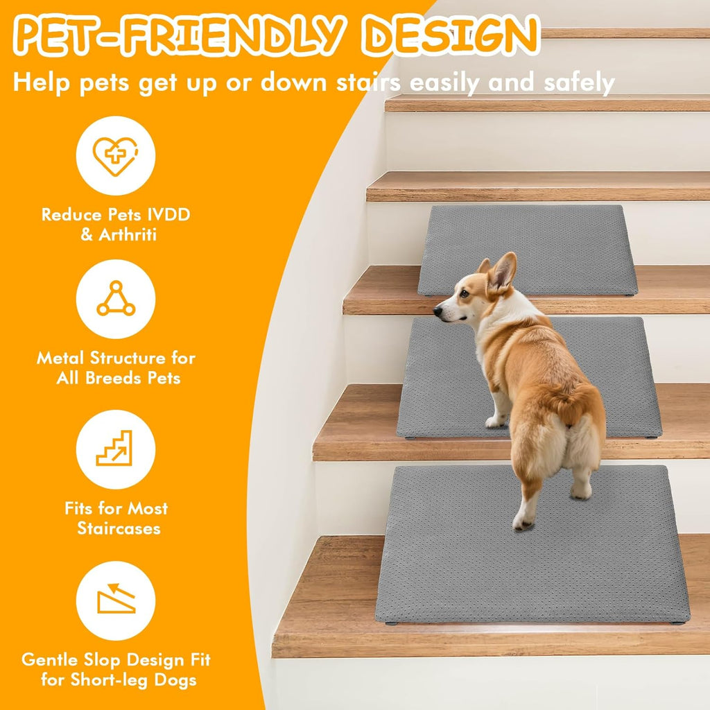 3-Pack Non-Slip Dog Ramp Stairs for Pets