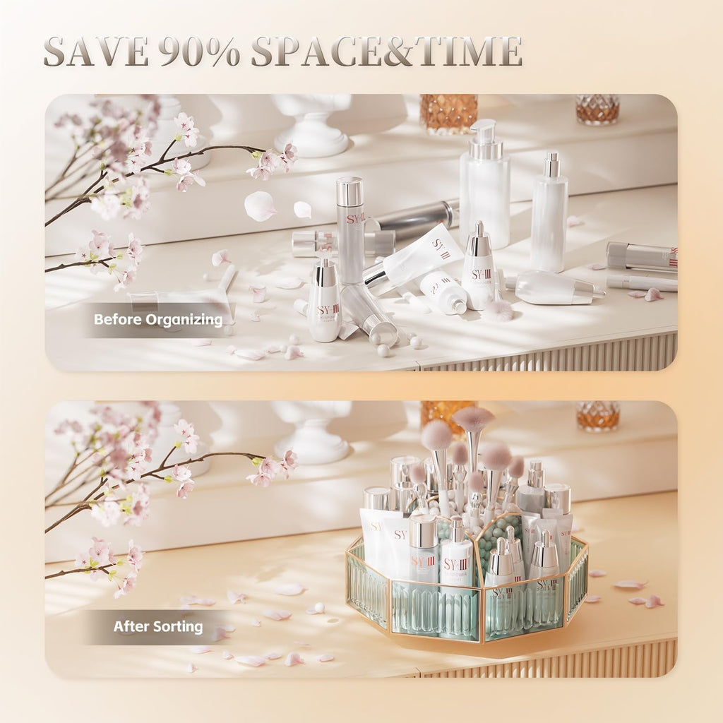 360° Rotating Makeup Organizer – Vanity