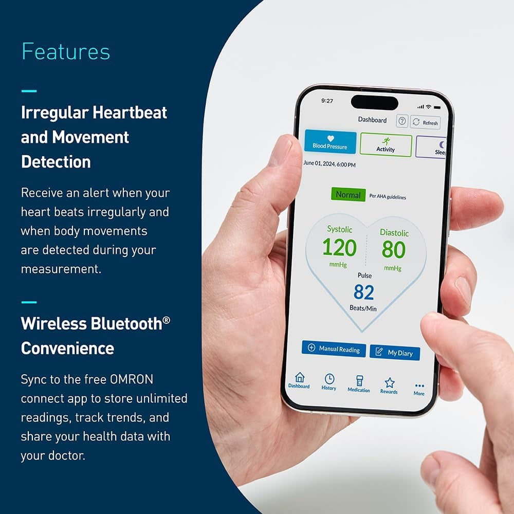 Bronze Upper Arm Blood Pressure Monitor