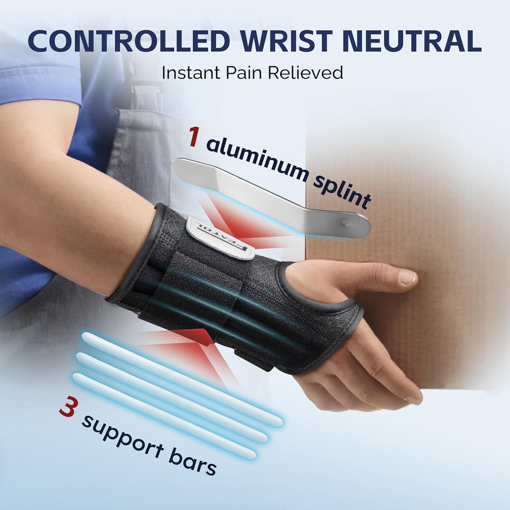 2-Pack Carpal Tunnel Wrist Brace – Pain Relief