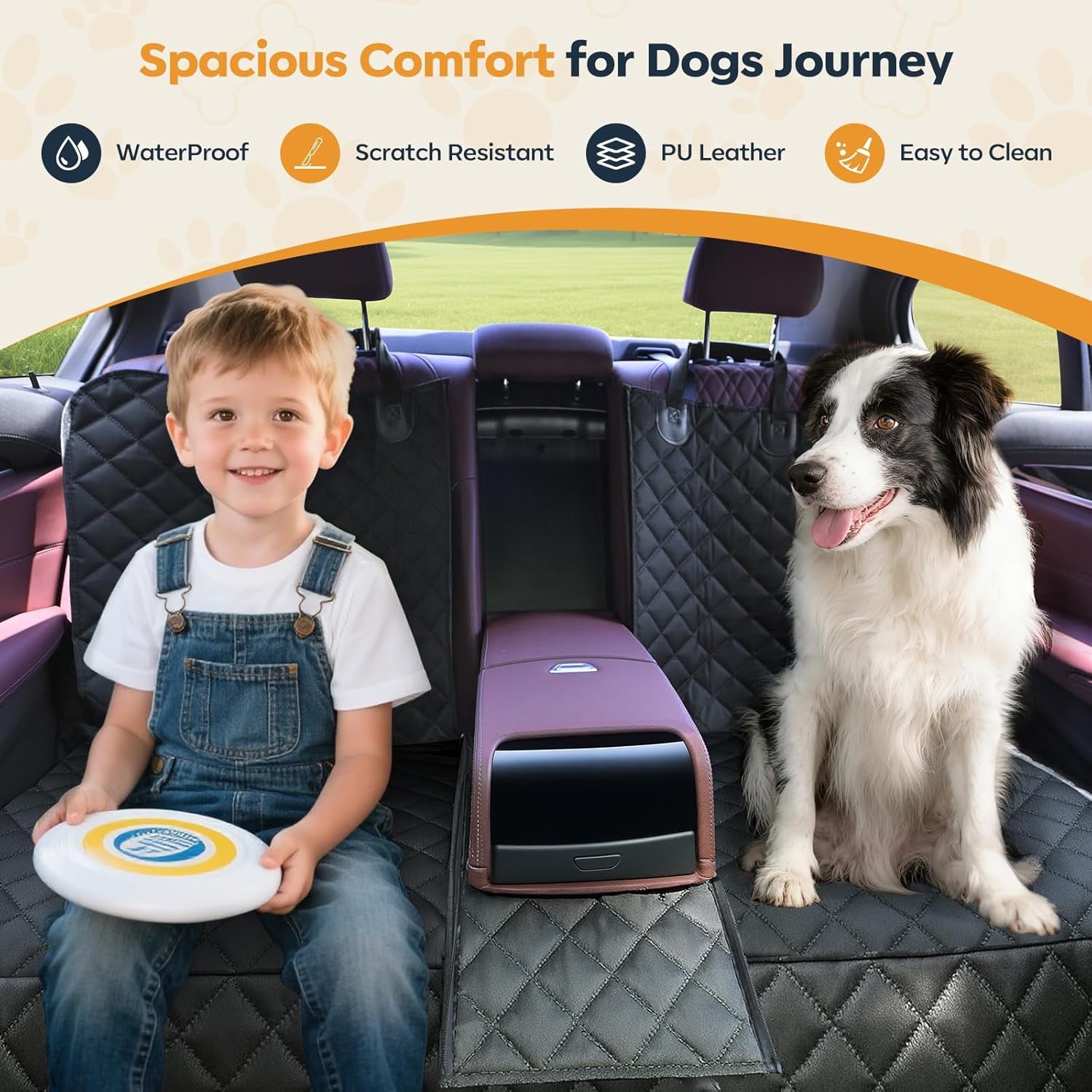 Thick Waterproof Dog Car Seat Cover