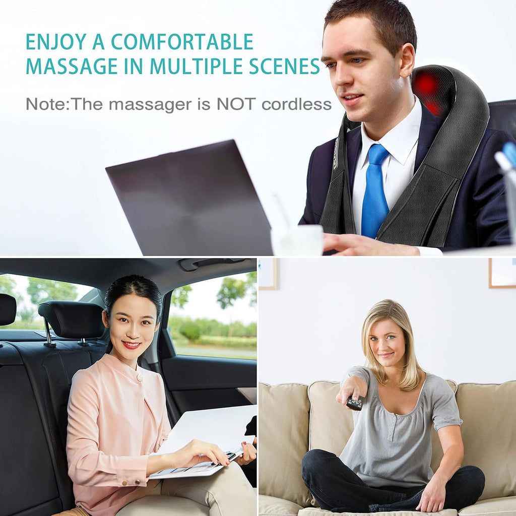 Shiatsu Back & Neck Massager with Heat
