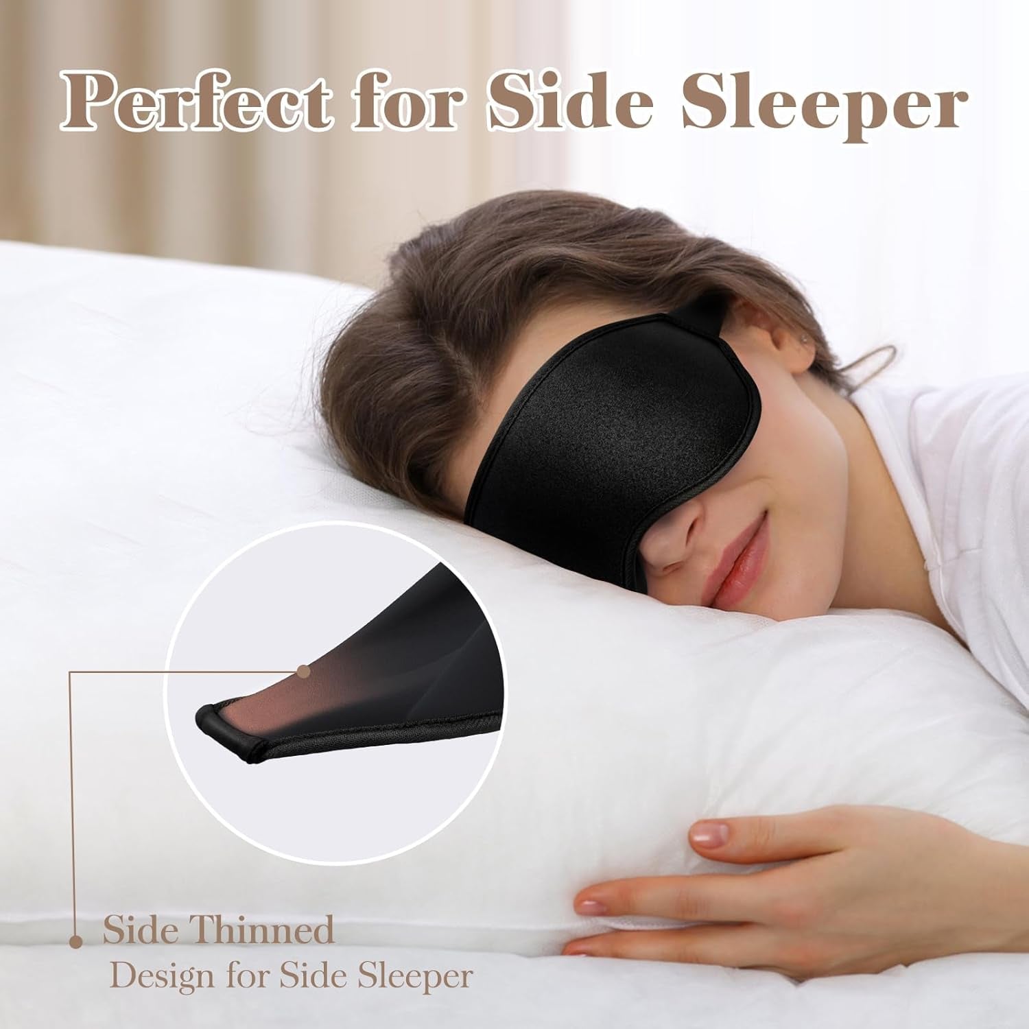 3D Sleep Mask – Pressure-Free & Light Blocking