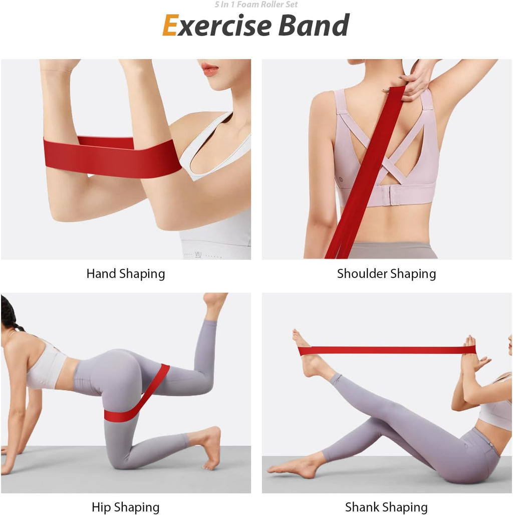 5-in-1 Foam Roller Set for Deep Muscle Relief