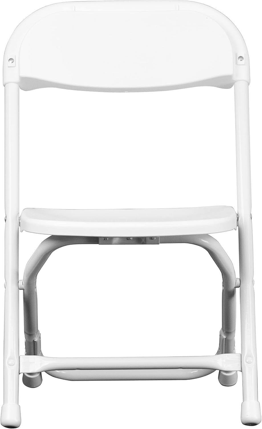 2-Pack Kids Folding Chairs White Plastic
