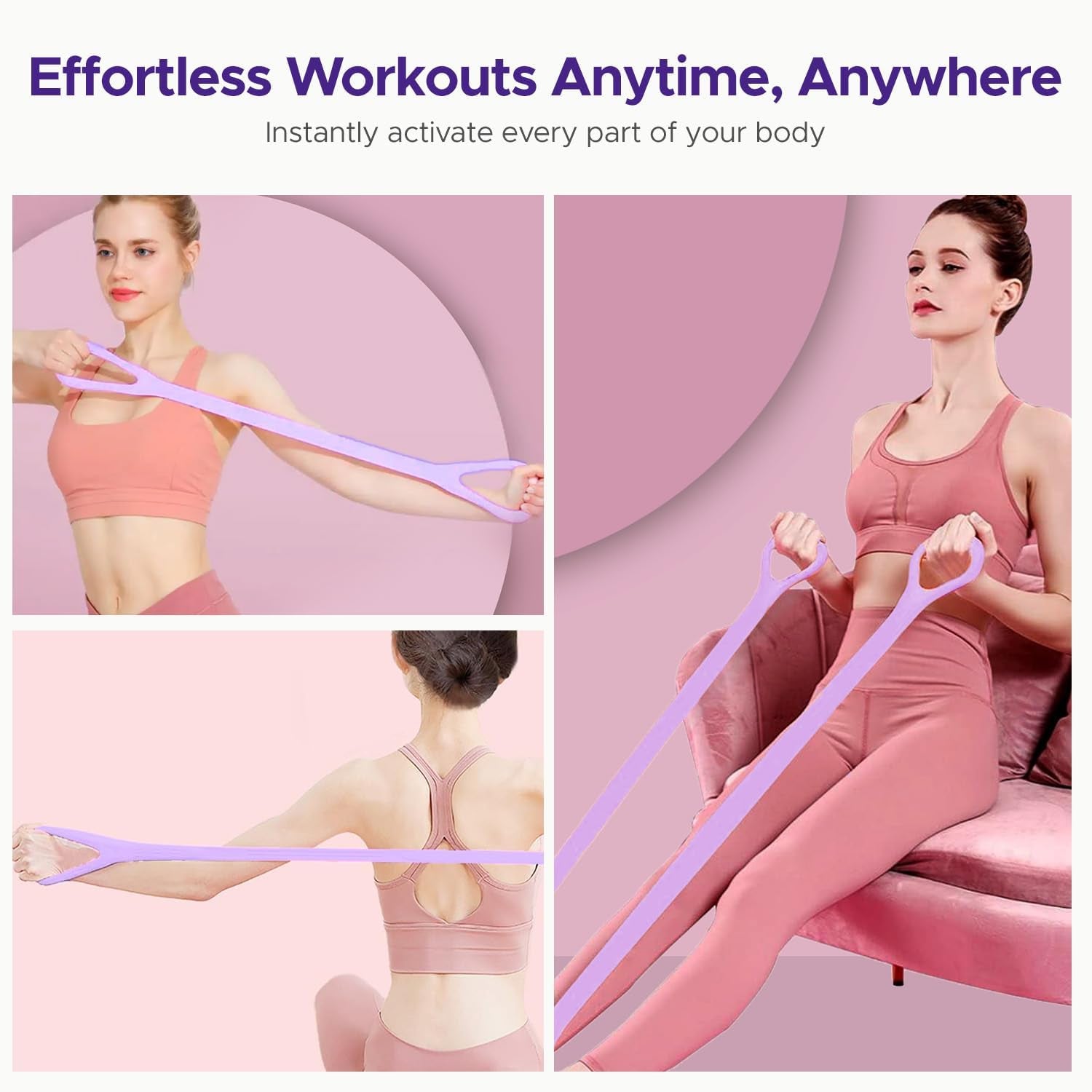 Pilates Ring Kit for Women Home Workout Set