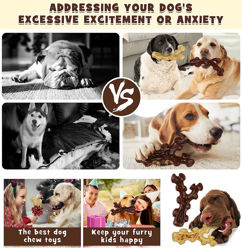 2-Pack Tough Dog Chew Toys – Medium/Large