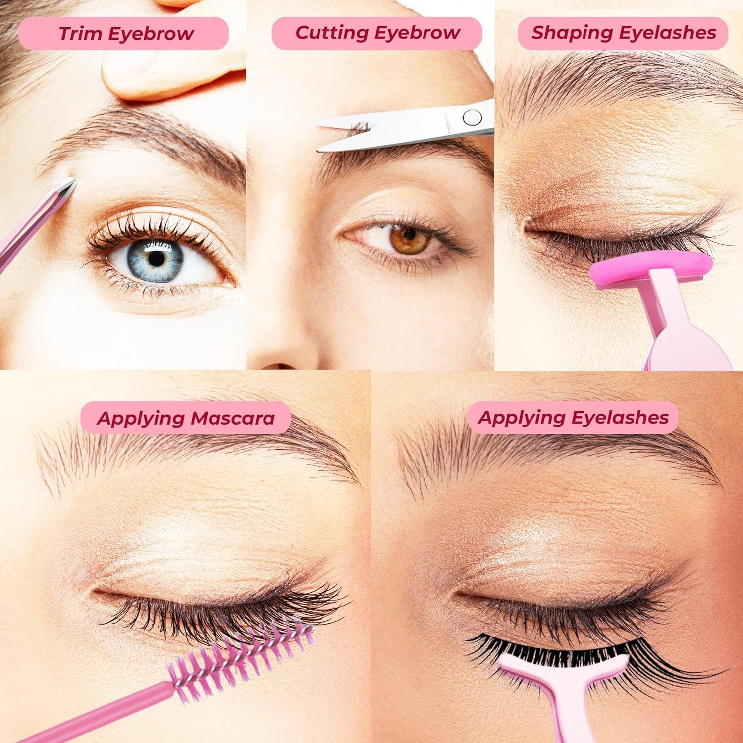 5-in-1 Eyelash Applicator Tool Set