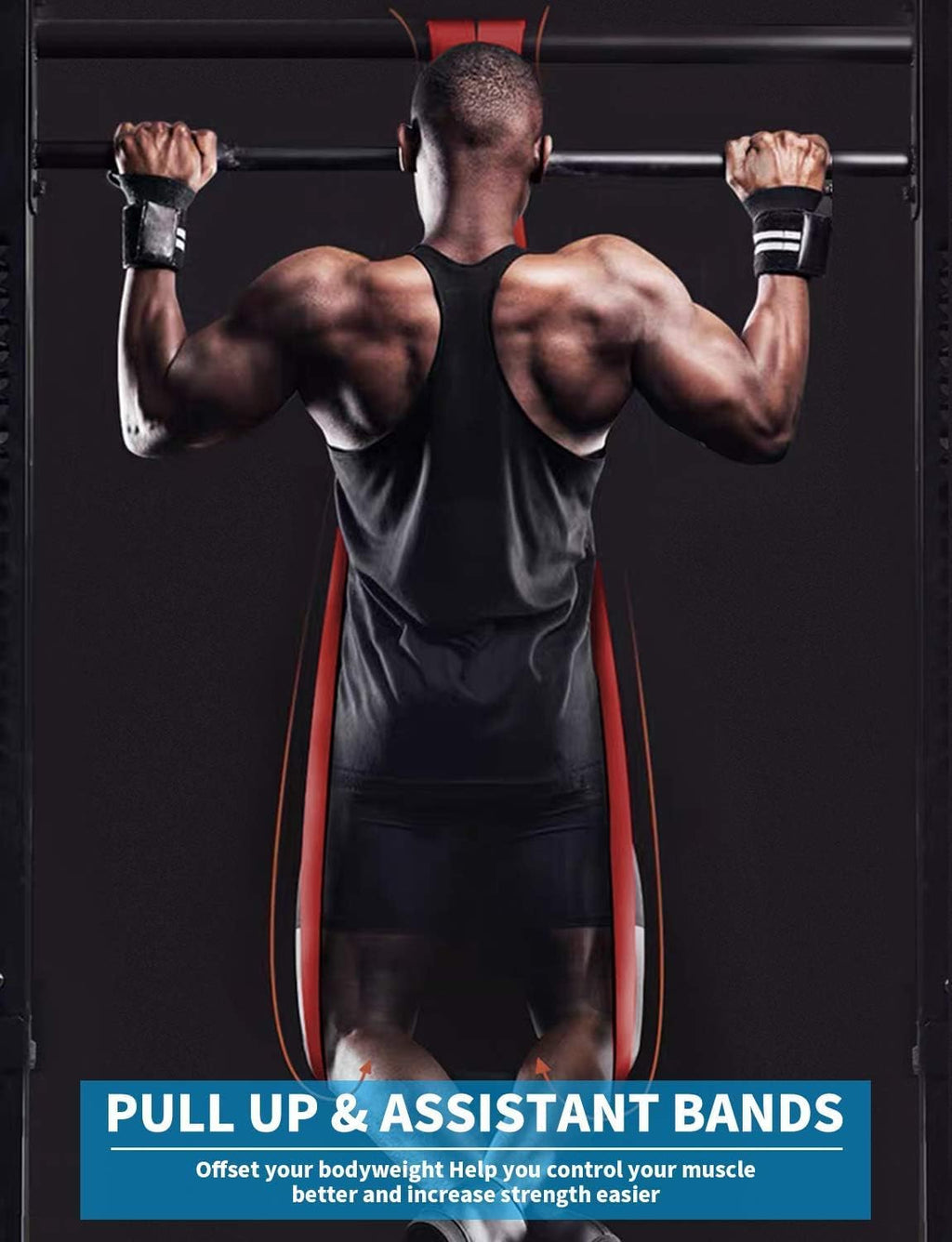 Pull-Up Resistance Bands Set for Workout
