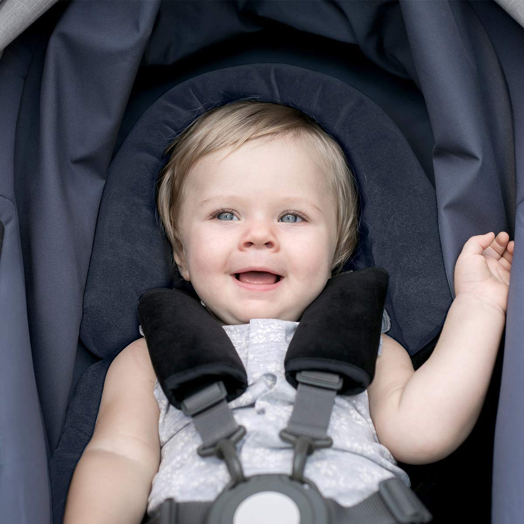 Upgraded 3-In-1 Babybody Support for Newborn Infant Toddler - Extra Soft Car Seat Insert Cushion Pad, Perfect for Carseats, Strollers, Swings, Black
