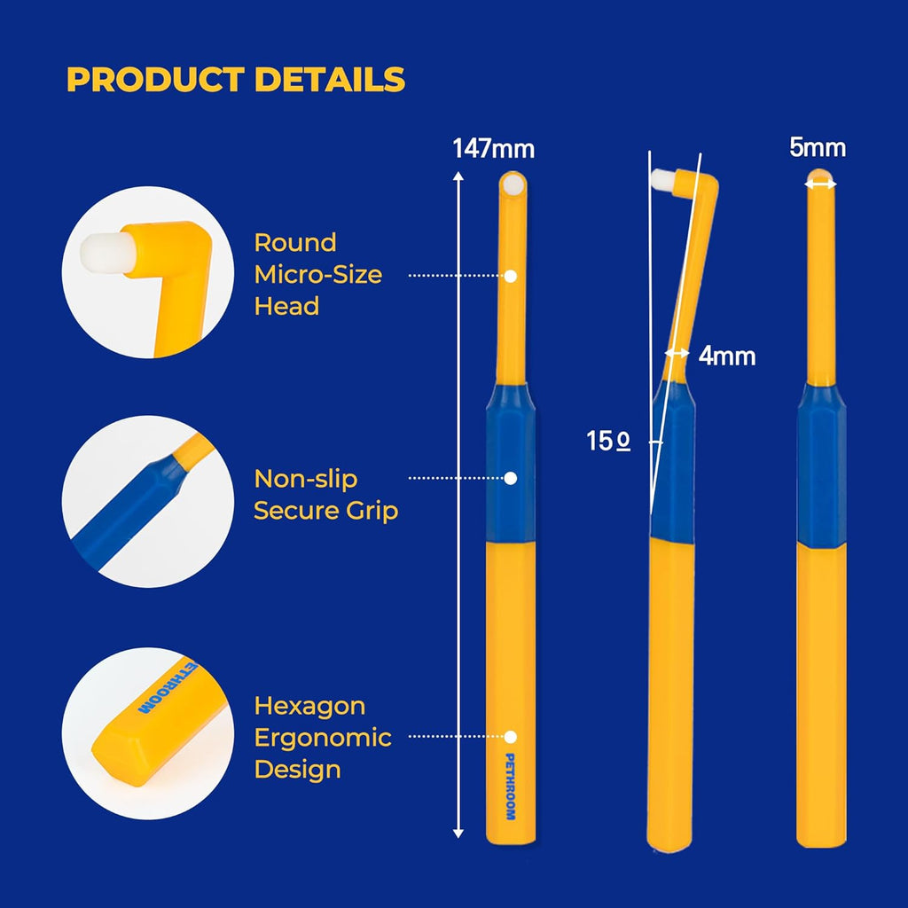 Pet Toothbrush for Cats & Small Dogs Dental Care