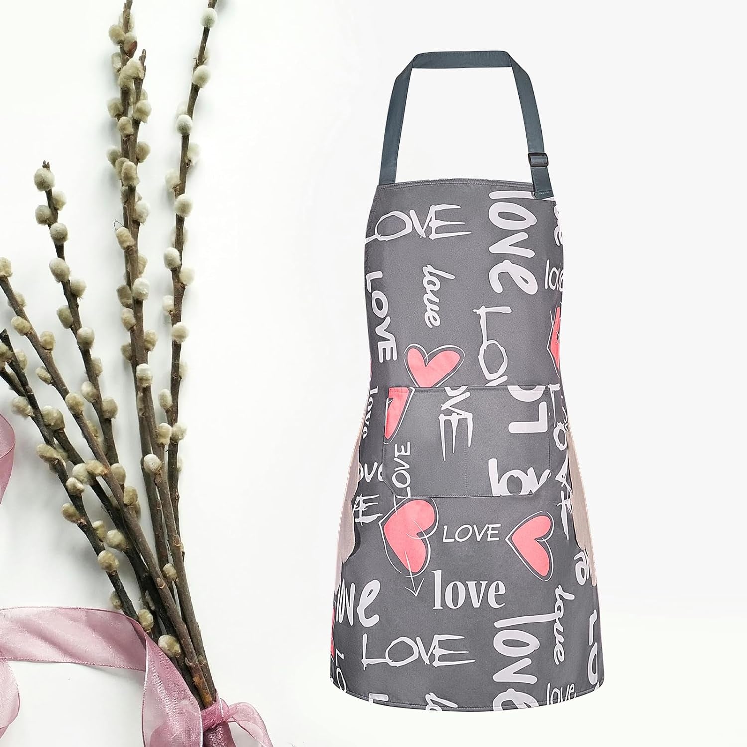 2-Pack Women’s Floral Waterproof Aprons