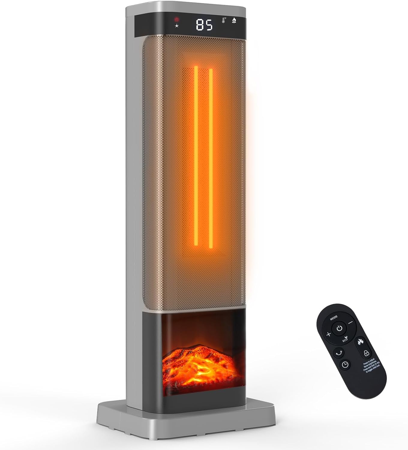 Portable Space Heater 24" Indoor with Remote