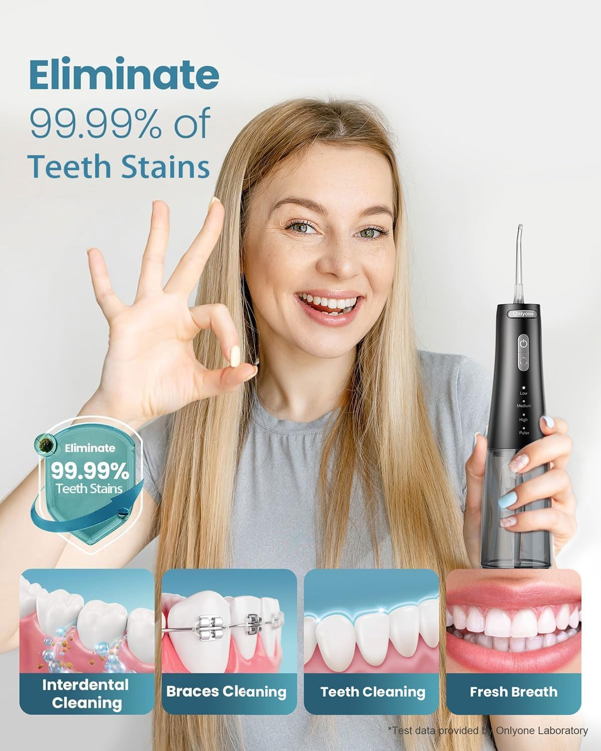 Rechargeable Cordless Water Flosser for Oral Care