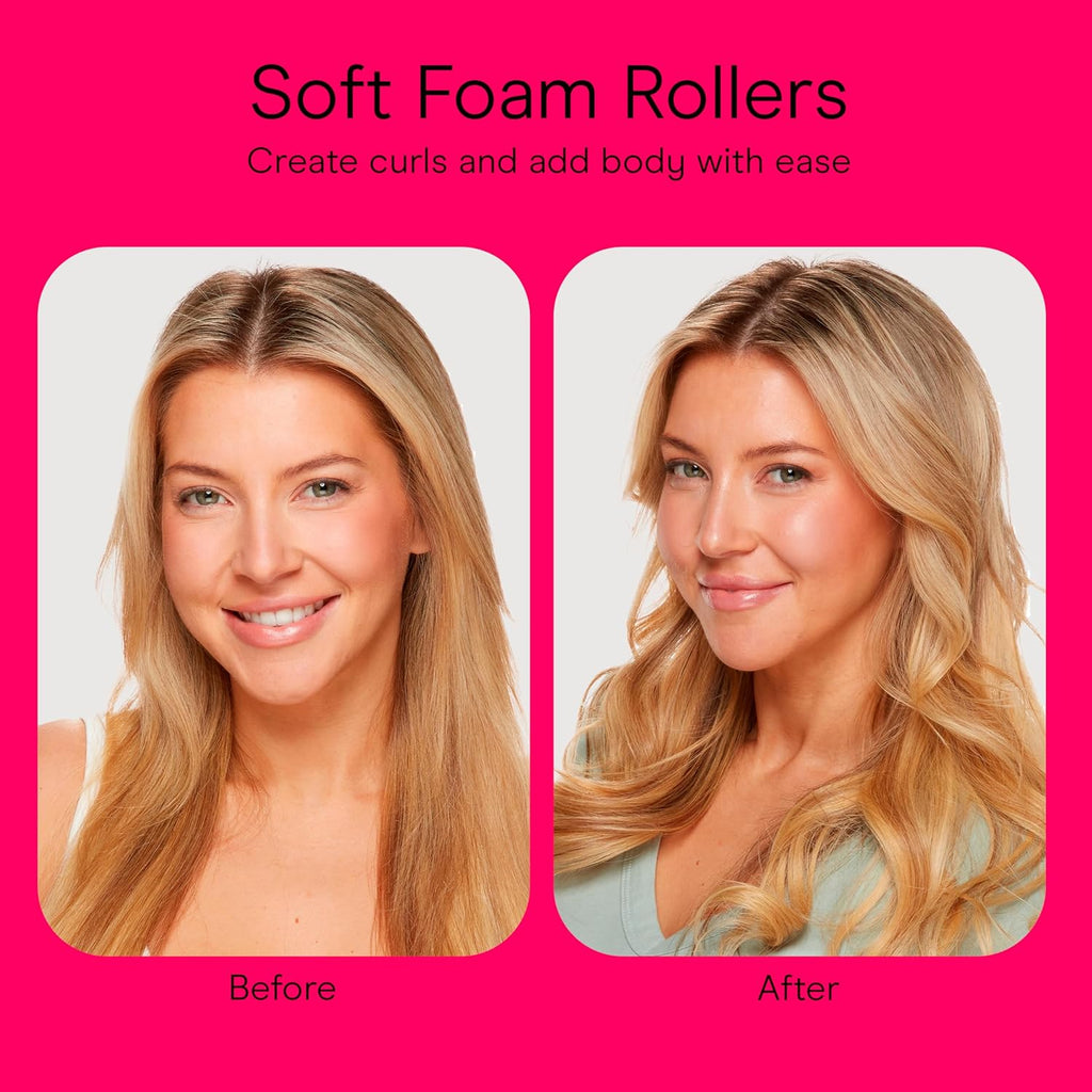 48PCS Foam Hair Rollers with Storage Case