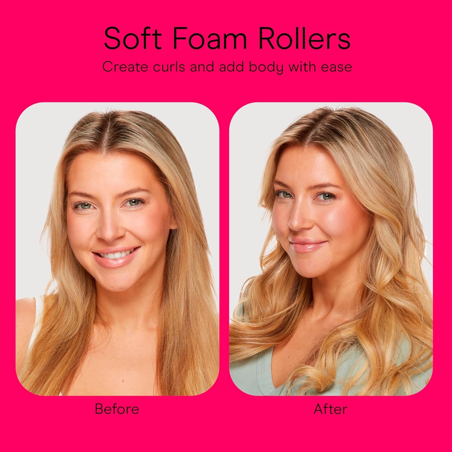 48PCS Foam Hair Rollers with Storage Case