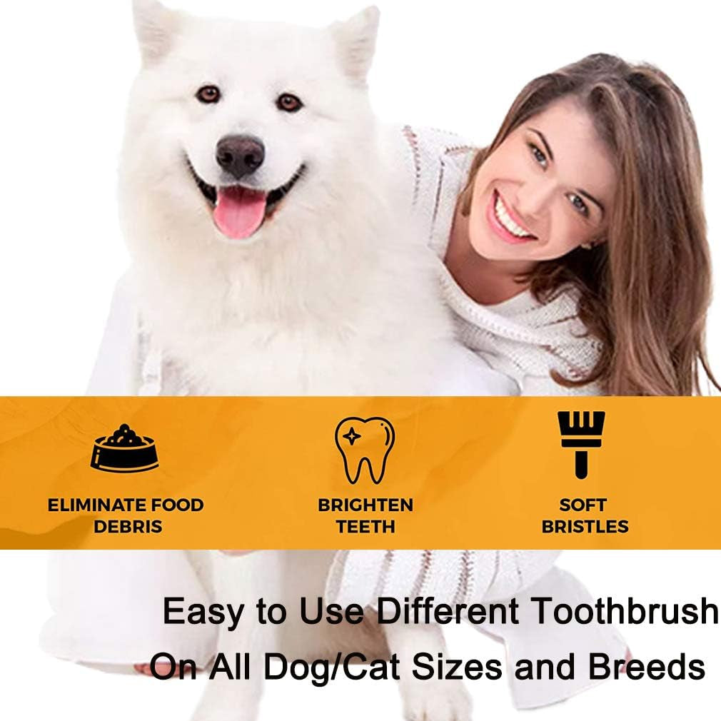 10 Pack Pet Dog & Cat Toothbrush Dental Set
