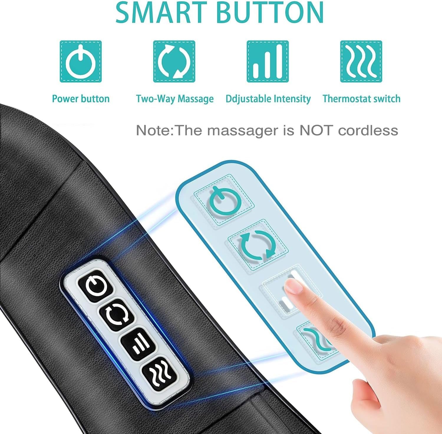 Shiatsu Back & Neck Massager with Heat