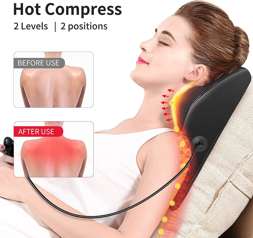 Shiatsu Neck & Back Massager with Heat