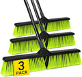 3-Pack 24" Push Broom with 63" Handle