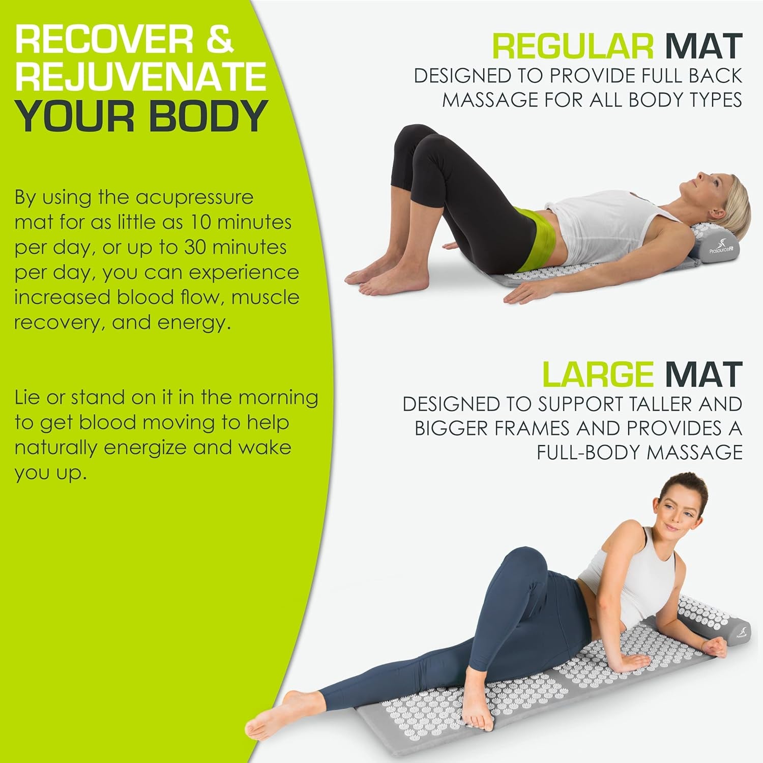 Acupressure Mat & Pillow Set – Pain Relief