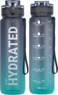 500/750ml Motivational Sports Water Bottle