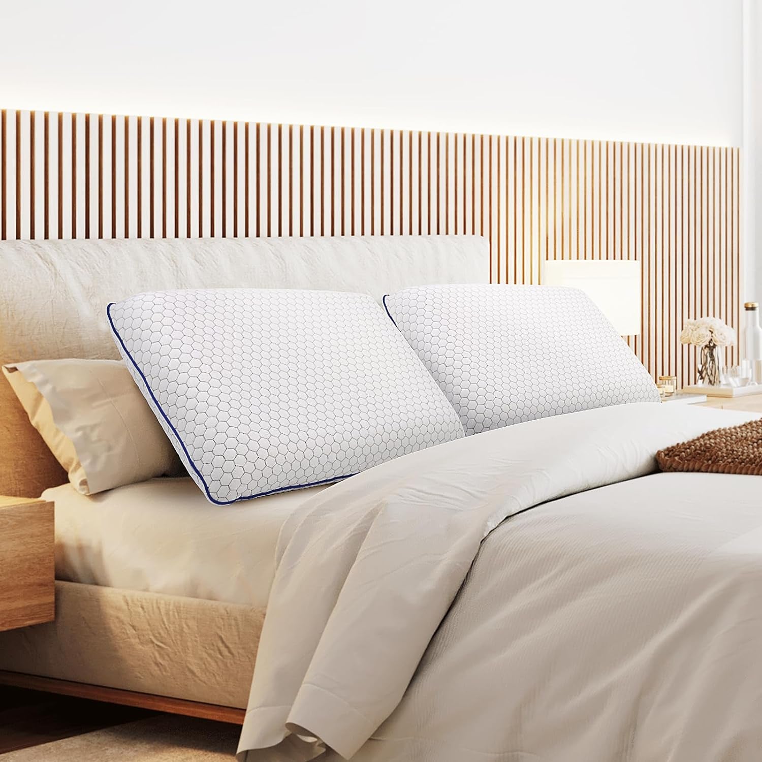 Memory Foam Bed Pillow – Side & Back Support