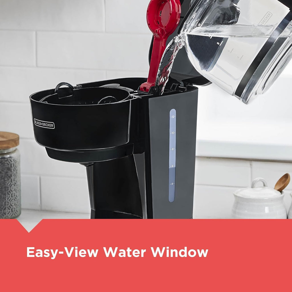 12-Cup Coffee Maker with Non-Drip Carafe