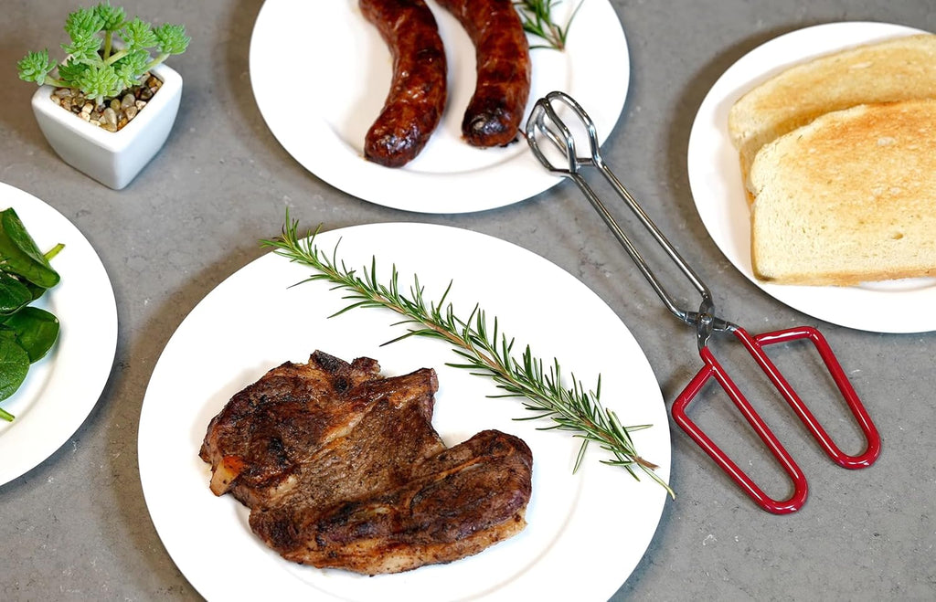 10-Inch Heavy Duty Stainless Steel Kitchen Tongs