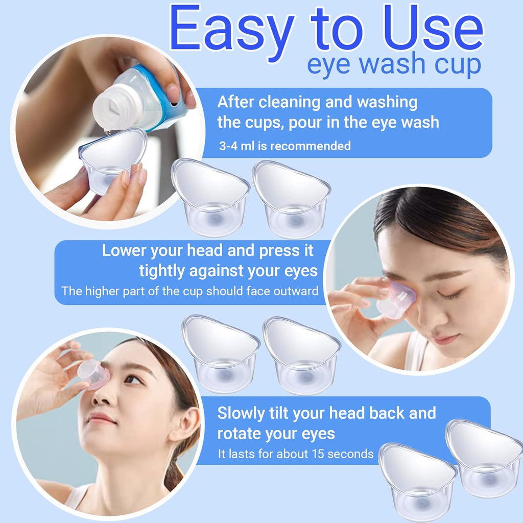 20-Pack 5ml Disposable Eye Wash Cups
